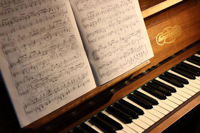 Image of a Piano at Dwane School of Music